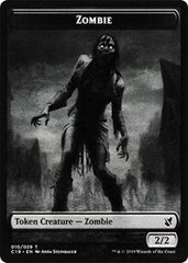 Zombie (010) // Zombie (011) Double-Sided Token [Commander 2019 Tokens] | Game Grid - Logan