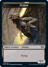 Demon // Germ Double-Sided Token [Double Masters Tokens] | Game Grid - Logan