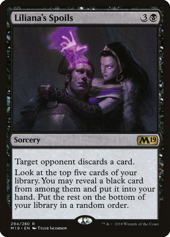 Liliana's Spoils [Core Set 2019] | Game Grid - Logan