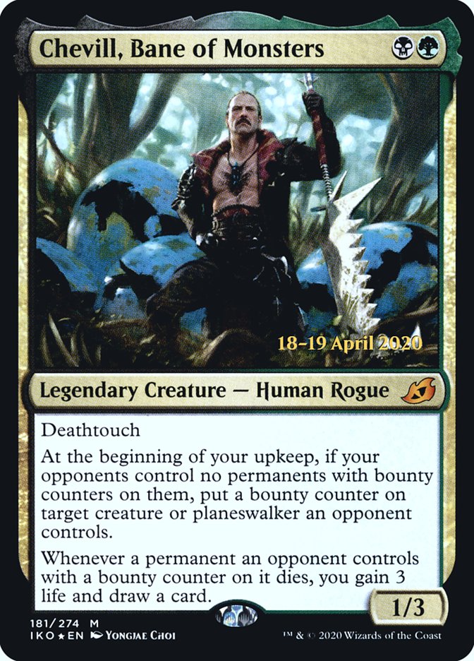 Chevill, Bane of Monsters [Ikoria: Lair of Behemoths Prerelease Promos] | Game Grid - Logan