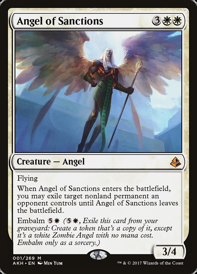Angel of Sanctions [Amonkhet] | Game Grid - Logan