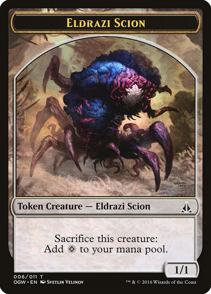 Eldrazi Scion Token (006/011) [Oath of the Gatewatch Tokens] | Game Grid - Logan