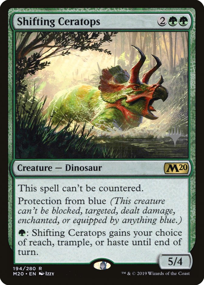 Shifting Ceratops (Promo Pack) [Core Set 2020 Promos] | Game Grid - Logan