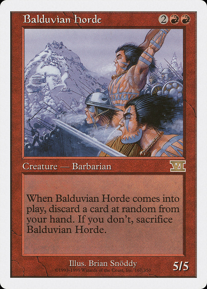 Balduvian Horde [Classic Sixth Edition] | Game Grid - Logan