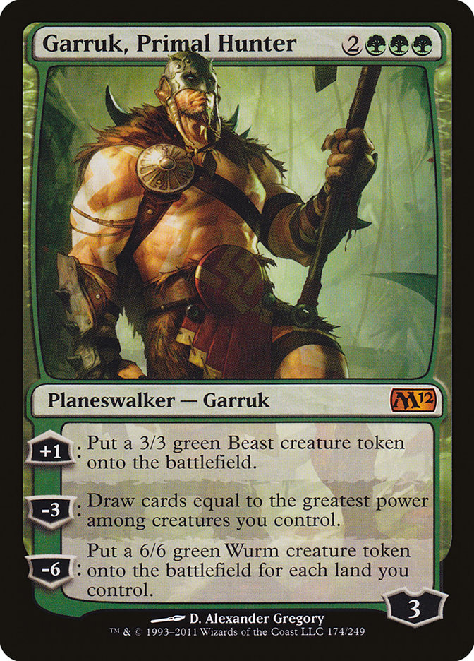 Garruk, Primal Hunter [Magic 2012] | Game Grid - Logan