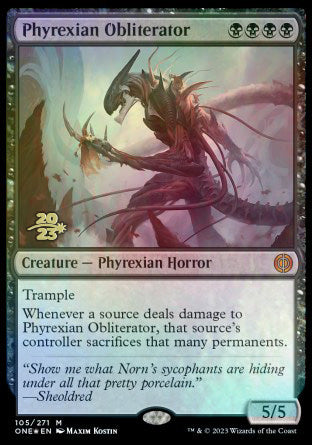 Phyrexian Obliterator [Phyrexia: All Will Be One Prerelease Promos] | Game Grid - Logan