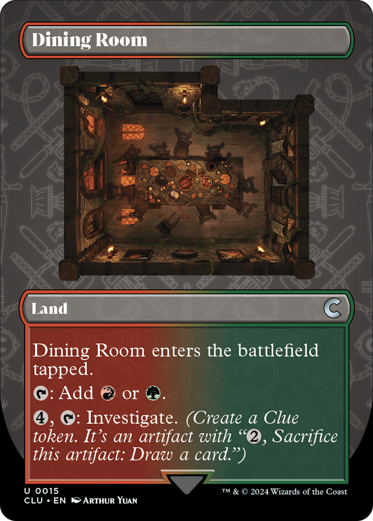 Dining Room (Borderless) [Ravnica: Clue Edition] | Game Grid - Logan
