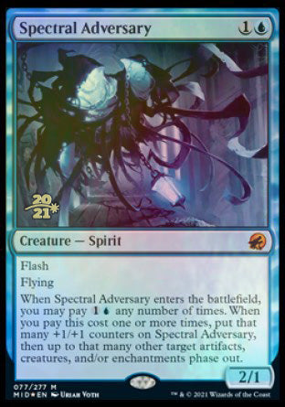 Spectral Adversary [Innistrad: Midnight Hunt Prerelease Promos] | Game Grid - Logan