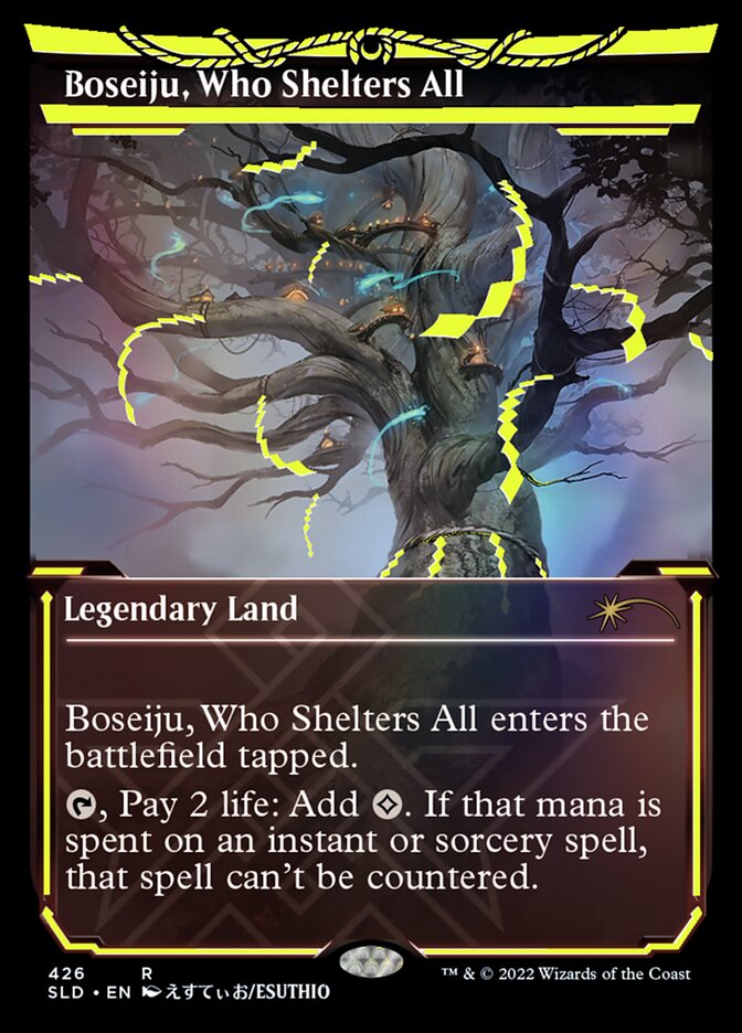 Boseiju, Who Shelters All (Neon Ink Yellow) [Secret Lair Drop Series] | Game Grid - Logan