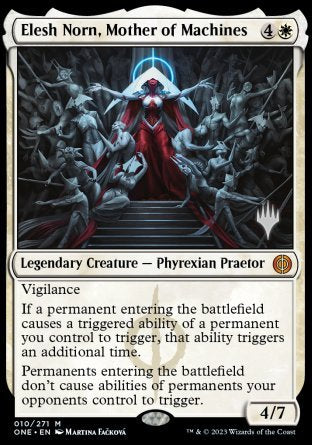Elesh Norn, Mother of Machines (Promo Pack) [Phyrexia: All Will Be One Promos] | Game Grid - Logan