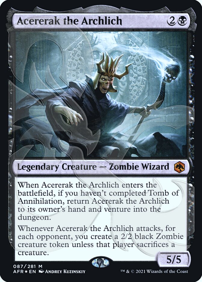 Acererak the Archlich (Ampersand Promo) [Dungeons & Dragons: Adventures in the Forgotten Realms Promos] | Game Grid - Logan