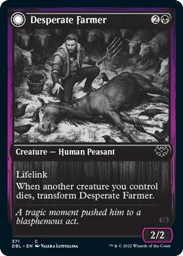 Desperate Farmer // Depraved Harvester [Innistrad: Double Feature] | Game Grid - Logan