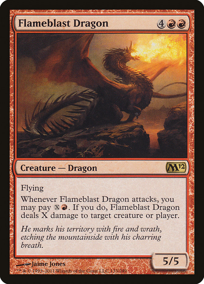 Flameblast Dragon [Magic 2012] | Game Grid - Logan