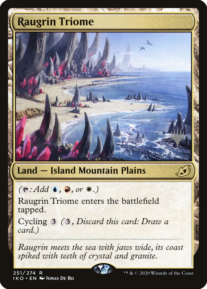 Raugrin Triome (Promo Pack) [Ikoria: Lair of Behemoths Promos] | Game Grid - Logan