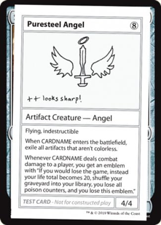 Puresteel Angel (2021 Edition) [Mystery Booster Playtest Cards] | Game Grid - Logan