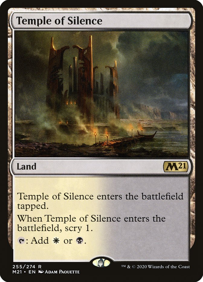 Temple of Silence [Core Set 2021] | Game Grid - Logan