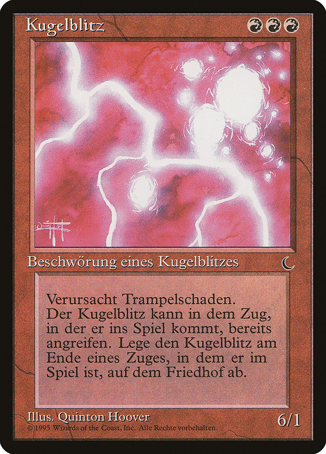 Ball Lightning (German) - "Kugelblitz" [Renaissance] | Game Grid - Logan