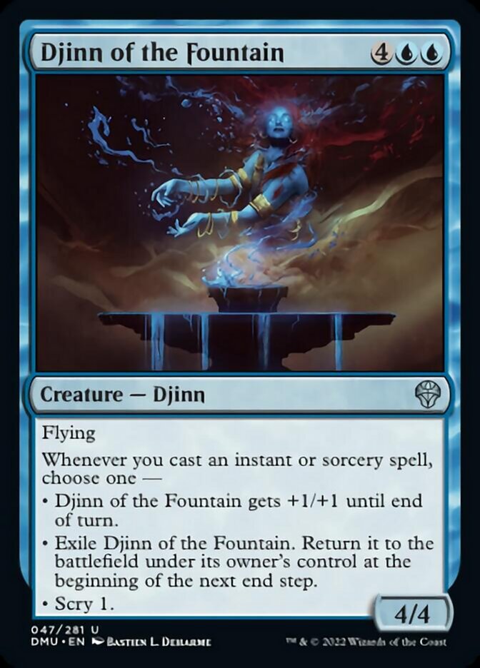 Djinn of the Fountain [Dominaria United] | Game Grid - Logan