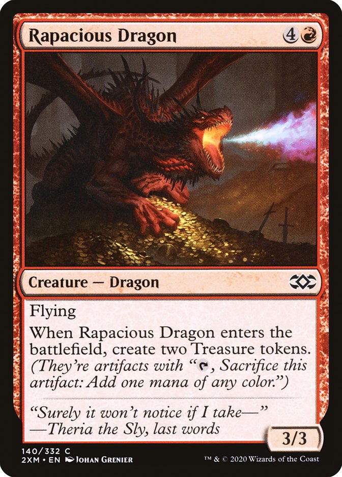 Rapacious Dragon [Double Masters] | Game Grid - Logan