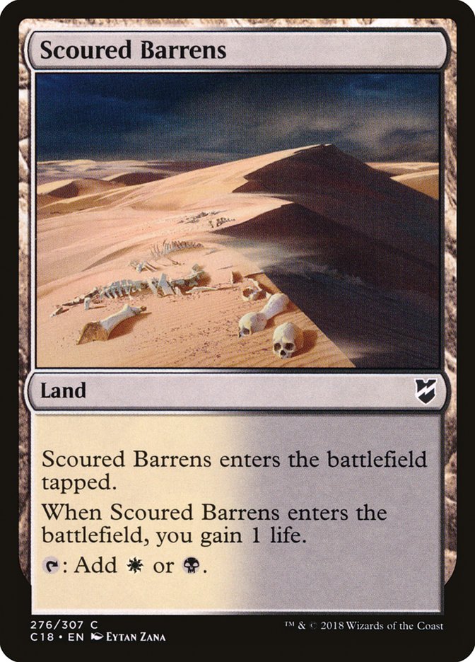 Scoured Barrens [Commander 2018] | Game Grid - Logan