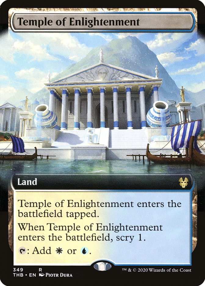 Temple of Enlightenment (Extended Art) [Theros Beyond Death] | Game Grid - Logan