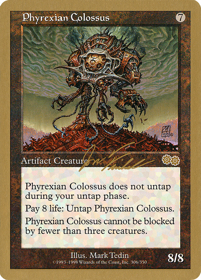 Phyrexian Colossus (Jon Finkel) [World Championship Decks 2000] | Game Grid - Logan