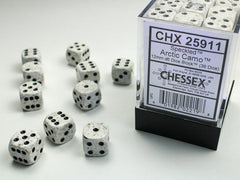 Chessex D6 Brick - Ghostly Glow (36 Count) | Game Grid - Logan