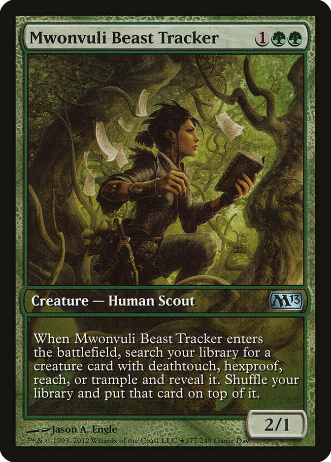 Mwonvuli Beast Tracker (Game Day) [Magic 2013 Promos] | Game Grid - Logan