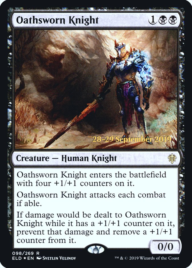 Oathsworn Knight [Throne of Eldraine Prerelease Promos] | Game Grid - Logan
