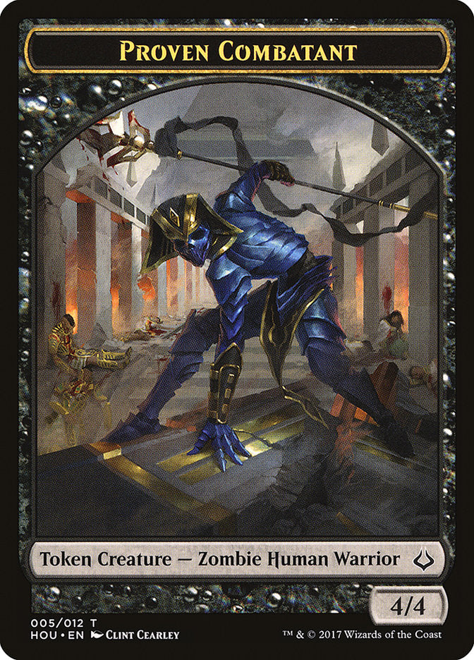 Proven Combatant Token [Hour of Devastation Tokens] | Game Grid - Logan