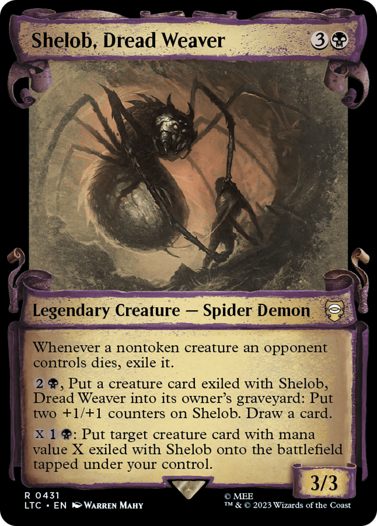 Shelob, Dread Weaver [The Lord of the Rings: Tales of Middle-Earth Commander Showcase Scrolls] | Game Grid - Logan