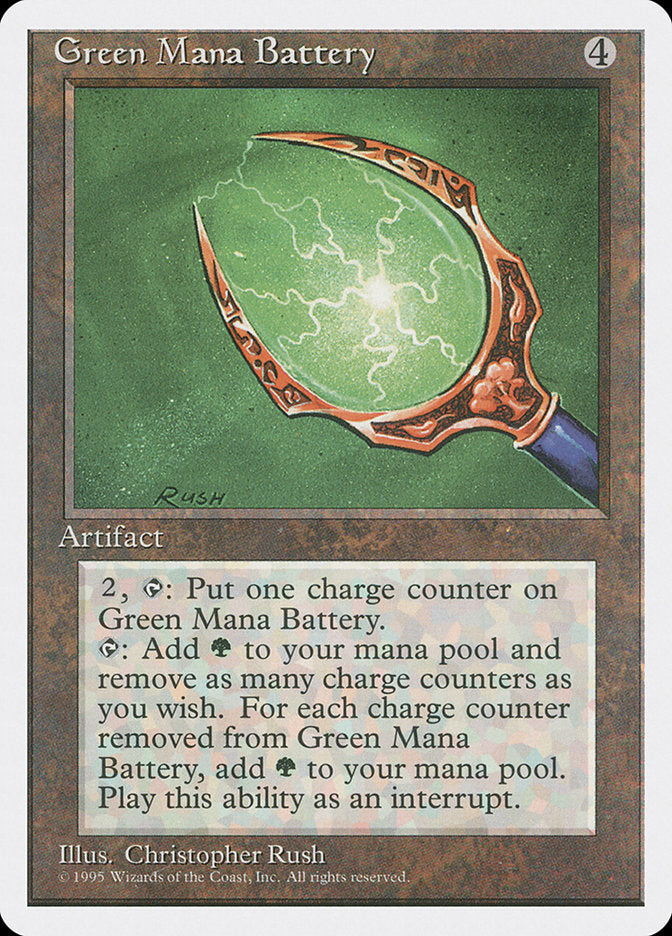 Green Mana Battery [Fourth Edition] | Game Grid - Logan