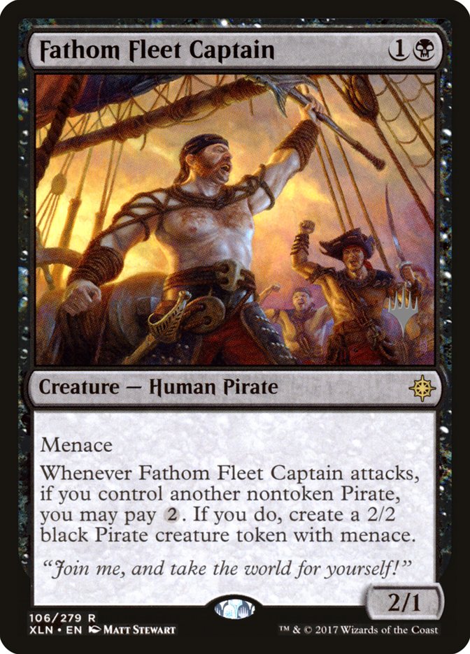 Fathom Fleet Captain (Promo Pack) [Ixalan Promos] | Game Grid - Logan