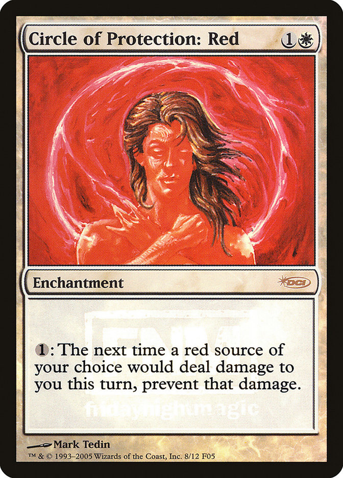 Circle of Protection: Red [Friday Night Magic 2005] | Game Grid - Logan