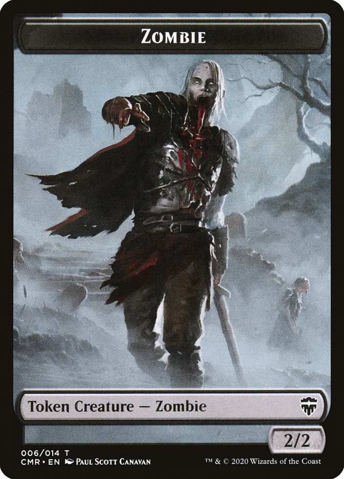 Soldier // Zombie Double-Sided Token [Commander Legends Tokens] | Game Grid - Logan