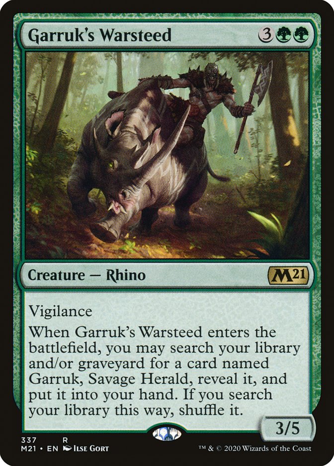 Garruk's Warsteed [Core Set 2021] | Game Grid - Logan