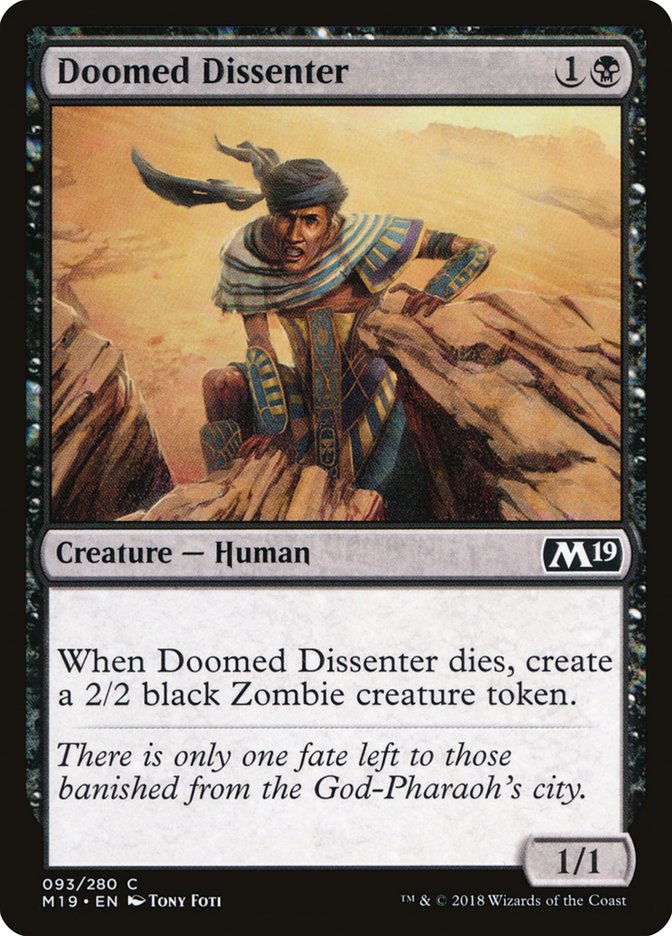 Doomed Dissenter [Core Set 2019] | Game Grid - Logan