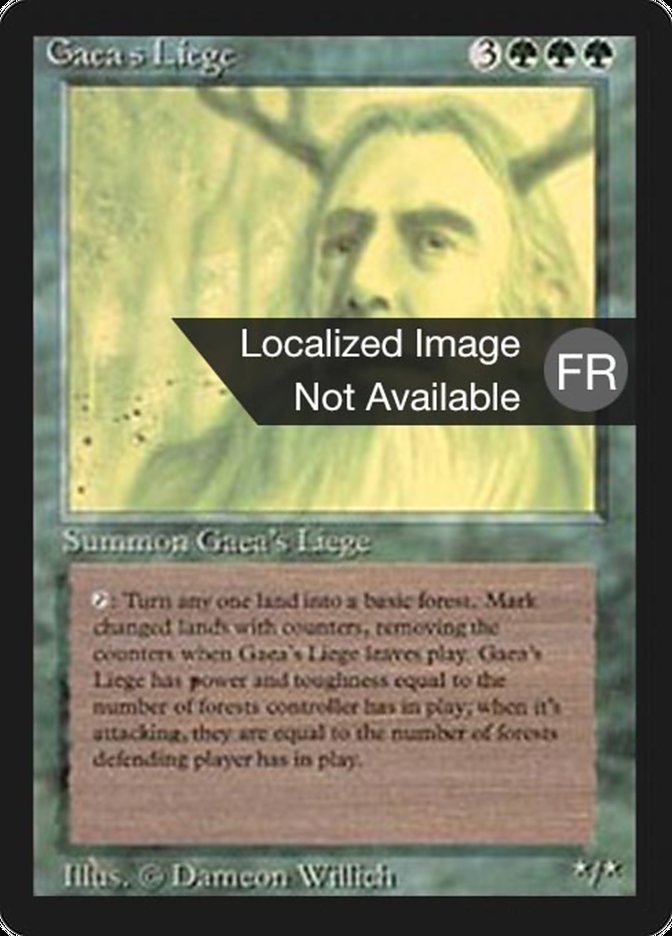 Gaea's Liege [Foreign Black Border] | Game Grid - Logan