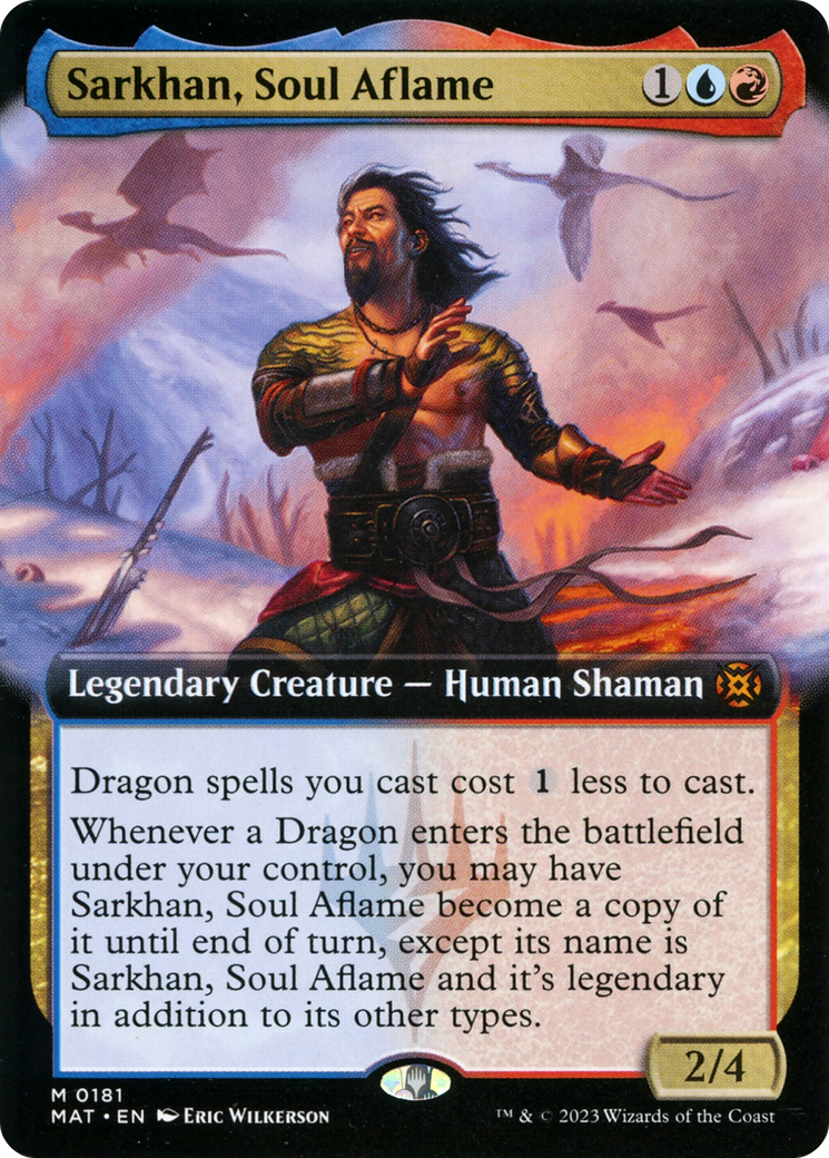 Sarkhan, Soul Aflame (Extended Art) [March of the Machine: The Aftermath] | Game Grid - Logan