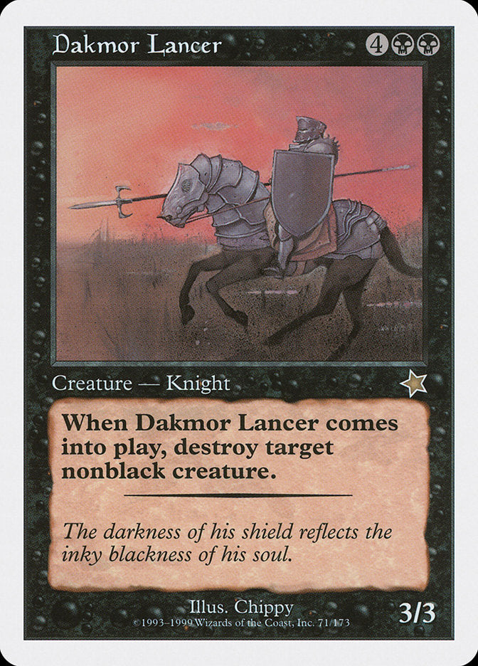 Dakmor Lancer [Starter 1999] | Game Grid - Logan
