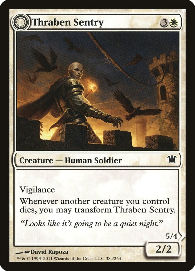 Thraben Sentry // Thraben Militia [Innistrad] | Game Grid - Logan