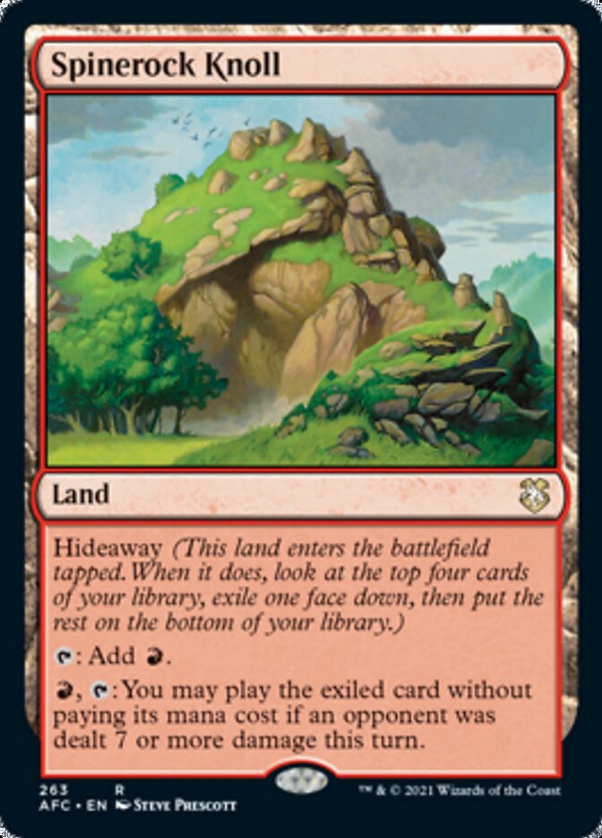 Spinerock Knoll [Dungeons & Dragons: Adventures in the Forgotten Realms Commander] | Game Grid - Logan