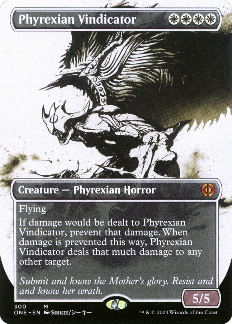 Phyrexian Vindicator (Borderless Ichor) [Phyrexia: All Will Be One] | Game Grid - Logan