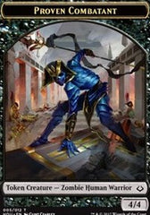 Proven Combatant // Cat Double-Sided Token [Hour of Devastation Tokens] | Game Grid - Logan