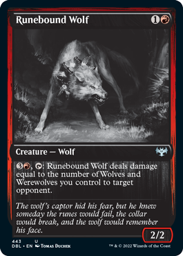 Runebound Wolf [Innistrad: Double Feature] | Game Grid - Logan