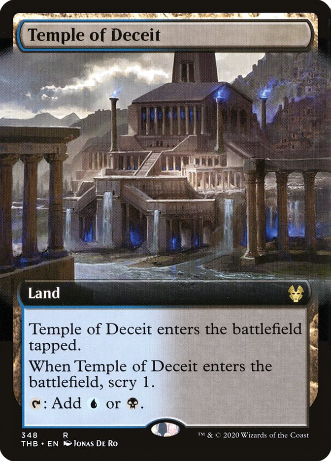 Temple of Deceit (Extended Art) [Theros Beyond Death] | Game Grid - Logan