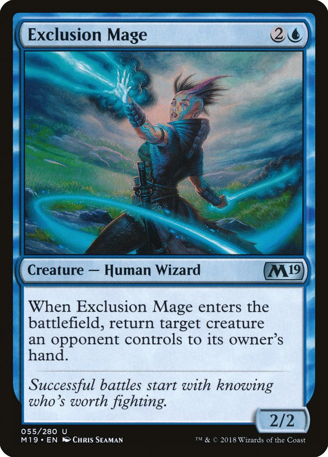 Exclusion Mage [Core Set 2019] | Game Grid - Logan