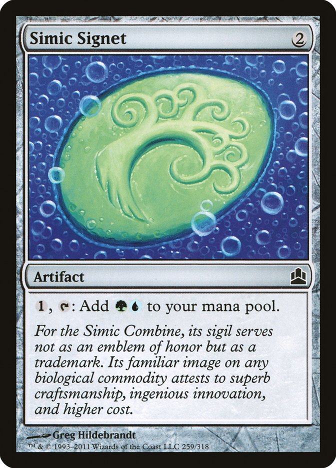 Simic Signet [Commander 2011] | Game Grid - Logan