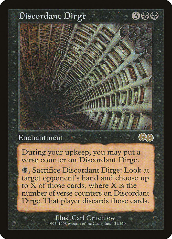 Discordant Dirge [Urza's Saga] | Game Grid - Logan