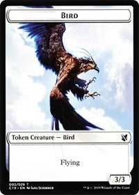 Bird (002) // Sculpture Double-Sided Token [Commander 2019 Tokens] | Game Grid - Logan